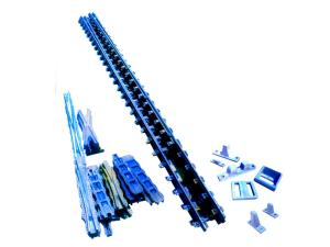 各種型號(hào)的高錳鋼岔芯、尖軌、整組道岔