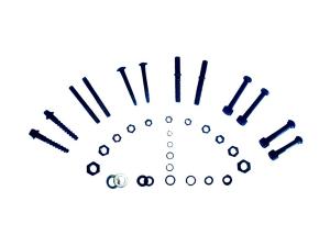 螺旋道釘、螺紋道釘、方道釘、魚尾螺栓及螺母、平墊、彈墊